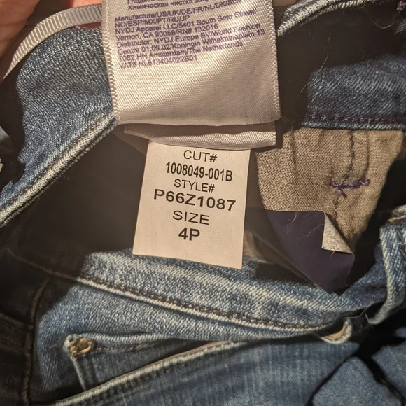 [NWT] NYDJ - Leann Stretch Slim Boyfriend Jeans 5151115 | Size 4P | Montpellier - Picture 9 of 12